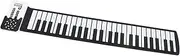 49 Key Roll Up Keyboard Piano, Portable Foldable USB Rechargeable Silicone Keyboard Piano Suitable for Beginners