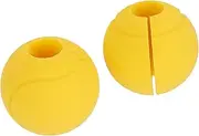 LOCADENCE 1 Pair Barbell Dumbbell Bar Grips, Antiskid Round Thicken Silicone Weight Bar Grips, Dumbell Handles for Weight Lifting Fitness Exercise