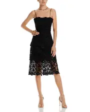 Zac Posen Lace Tiered Dress