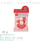 4 Bars of Soap X 60 g Royal Beauty Hya Watermelon Soap Cleanser hyaluronic acid