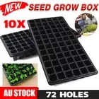 10x 72 Hole Plant Seed Grow Box Insert Propagation Nursery Seedling Starter Tray