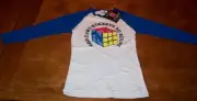 VINTAGE STYLE TEEN Juniors RUBIK'S CUBE Puzzle Long Sleeve T-shirt MEDIUM NEW
