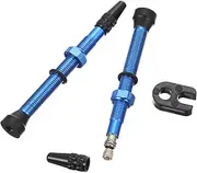 DONFAMDS 1pair Tubeless Bike Valve Stems Easy to Install Valves for Core Caps Replacement for Tires