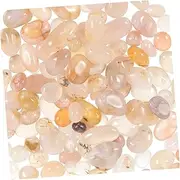 ANDRESLAD Garden Landscaping Rocks Cherry Blossom Agate Stones Pebbles for Plant Pots Outdoor Use