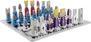 ADOCARN Beginner Chess Set Set Wooden Chess Board for Family Interaction Learning