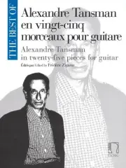 Best of Alexandre Tansman 25 Pieces for Guitar Classical Sheet Music Book