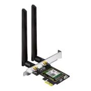 WiFi 6E AX5400 PCIe WiFi Card for Desktop PC (Intel AX210) Bluetooth 5.3, WPA...