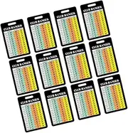 Parliky 12 Sheet Golf Scorecards Range Chart Large Font Portable for Golf Range Training