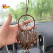 Mini Dream Catcher Handmade for Cars Rear View Mirror Small Dreamcatcher