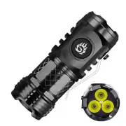 Mini LED Flashlight Pen Clip| 5 Modes Adjustable Waterproof High Lumens Torch