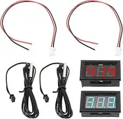 YINETTECH 2Pcs -50~110 °C DC 5-12V Digital Display Thermometer Suitable for Temperature Measurement Of Fish Tanks Refrigerators And Water