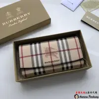 在飛比找Yahoo!奇摩拍賣優惠-潮牌Burberry 巴寶莉 英倫經典 新款格紋戰馬翻蓋 黑