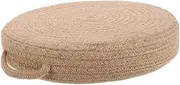 Children's Woven Stool Step Stool Bathroom Stool Entry Shoe Changing Stool Floor Cushions for Sitting Shoe Changing Stools Sitting Stool Multi-Function Woven Stool Beige Grass Parliky