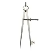 2Pcs Combo Pack 6"+12" Precision Compass Pencil Holder/Spring Divider/Scriber