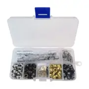 DIY Sewing Grommets Eyelets with 200Sets of 5mm Eyelets, Tools and Box