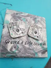 Llama Custom Screwback Leather Craft Conchos, Bling tack: Geared 4 Life Conchos