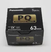 5 Panasonic HVX200A Pro Mini DV tape for DVX100A DVX100B HVX200 miniDV camcorder