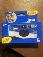 1SHOT Fun Shooter Flash ISO 400 35mm 27 Exposure Single Use Film Camera NEW