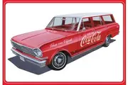 AMT 1:25 1963 Chevy II Nova Wagon with Crates Coke
