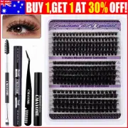 60D 80D Lash Extension Kit Individual Lashes Kit Lash Clusters Kit DIY Eyelash