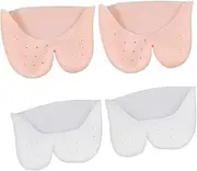 HAKIDZEL 2Pairs Gel Toe Caps Flexible Toe Cover Pointe Cushion for Relief Breathable Design for Sandals Shoes Ballet Big Toe Protection Blister Prevention