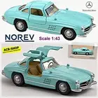 Mercedes-Benz 300 Sl W 198 Gullwing 1954-57 Light Blue 1:43 Norev 35119