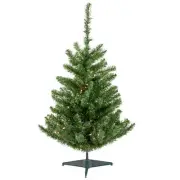 Northlight 3' LED Two-Tone Canadian Pine Artificial Christmas Tree -Clear Lights