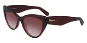 Salvatore Ferragamo SF 930S 606 Men's Sunglasses Burgundy Size 56