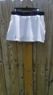 Adidas Womens Club Skort Climalite Size Large White Polyester NWT