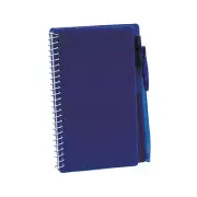 Blue Spiral Notebook & Pen Sets, Stationery, 12 Pieces