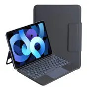 Bluetooth Keyboard Leather Case For Ipad Air 11 / 10.9 / 10.5 / Pro 11 - Black