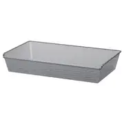 KOMPLEMENT mesh basket, dark grey, 100x58 cm