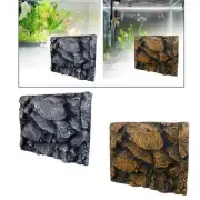 Terrarium Background PU Material 23.6x17.7x2.5inch Uneven Textures Simulation