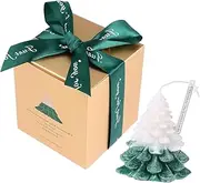 FOMIYES 1pc Christmas Tree Candles Scented Candles Burning Christmas Scented Candle Fragrance Wax Rotating Tea Light Holder Tea Light Candle Holders Tealight Holder Present Ice Wax Material