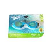 Speedo Kids Blue Glide Goggles with Bungee Straps No Leak Anti-Fog Ages 3-6