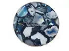 Blue Agate Table Top, Coffee & End Table, Side Table, Office Table, Centre Table
