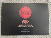 JCATBEAUTY 24 EYESHADOW PALETTE BEVERLY HILLS 3 MATTE & 21 SHIMMER & SPARKLE NWB