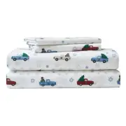 Eddie Bauer Twin Sheets Cotton Flannel Bedding Set Brushed Extra Softness Cozy