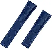 [BCMCBV] Genuine Leather Bracelet Cowhide Watch Band 20mm 22m For Tag Strap For Heuer CARRERA Monaco AQUARACER Watchband Folding Buckle