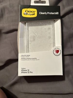 GLITTER Otterbox Clearly Protected Skin iPhone 12 / 12 Pro Phone Clear Thin Case
