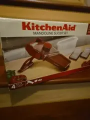 KITCHENAID 4 Piece RED Mandolin Slicer SET BRAND NEW IN OPEN BOX!