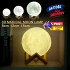 3D Moonlight Touch Sensor USB Magical Moon Lamp LED Night Light Rechargeable