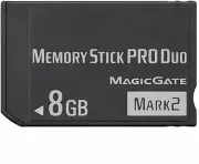 MS 8GB Memory Stick PRO Duo (Mark 2) for PSP Accessories MS Memory Cards …
