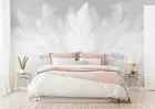 3D White Feather Texture Wallpaper Wall Murals Removable Wallpaper 17