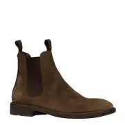 JACE TAUPE SUEDE BOOTS