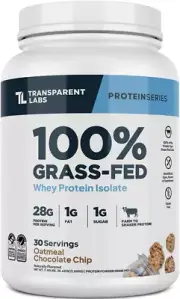 Transparent Labs Grass-Fed Whey Protein Isolate - Natural Flavor, Gluten Free Wh