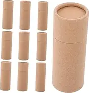 COMNESTBI 10Pcs Craft Paper Tubes for Tea Packaging Storage Containers Stylish present Box Tubes for Crafts Compact Mailing for Events and