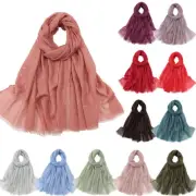 Muslim Women Hijab Turban Sequins Shawls Scarf Islamic Stoles Scarves Head Wrap