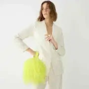 NWT J.Crew Collection Willa Tuxedo Blazer Italian Wool Ivory 8