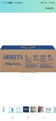 3-Pack Brita FILTER PACKS FoOR USE w/ REUSABLE REFILL SHELL ONLY New Open Box